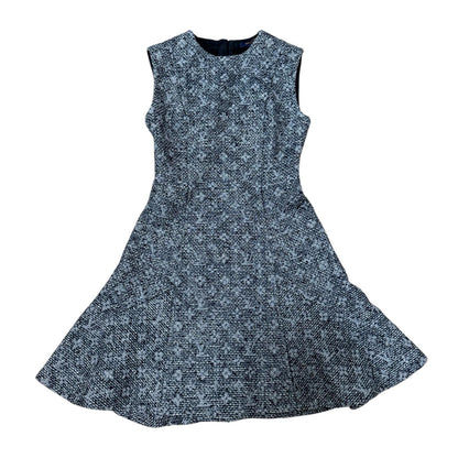 Louis Vuitton Monogram Tweed Lame Sleeveless Dress 34