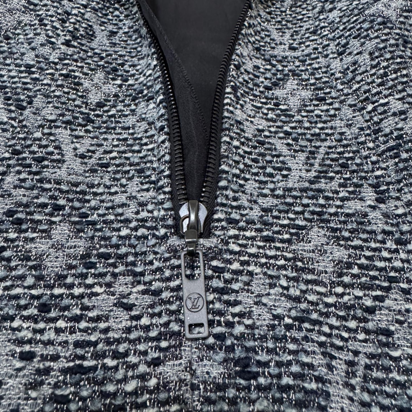 Louis Vuitton Monogram Tweed Lame Sleeveless Dress 34 — view 7