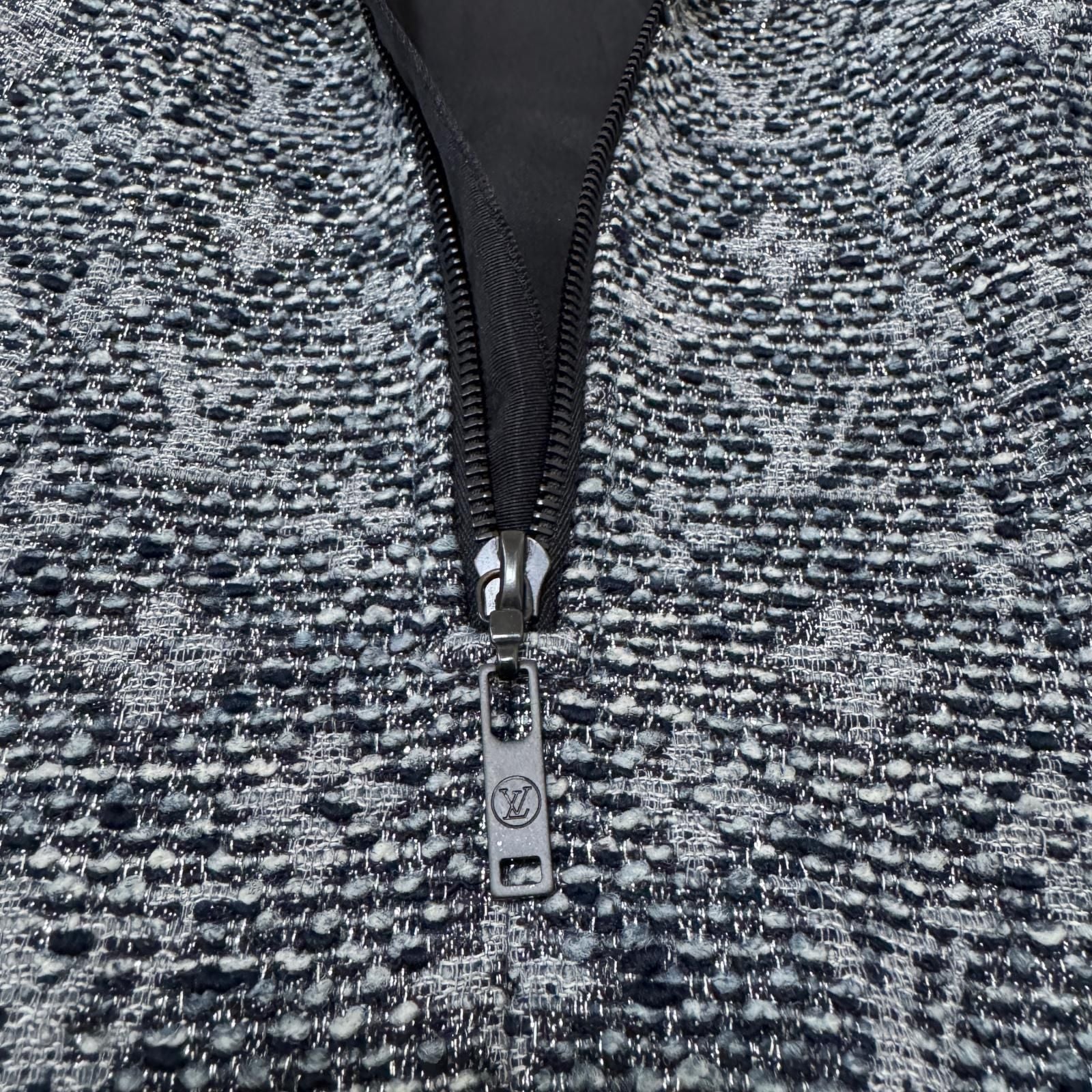 Louis Vuitton Monogram Tweed Lame Sleeveless Dress 34 — view 7