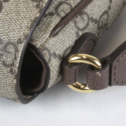 Gucci Mini Shoulder Bag GG Supreme Canvas Brown — view 6
