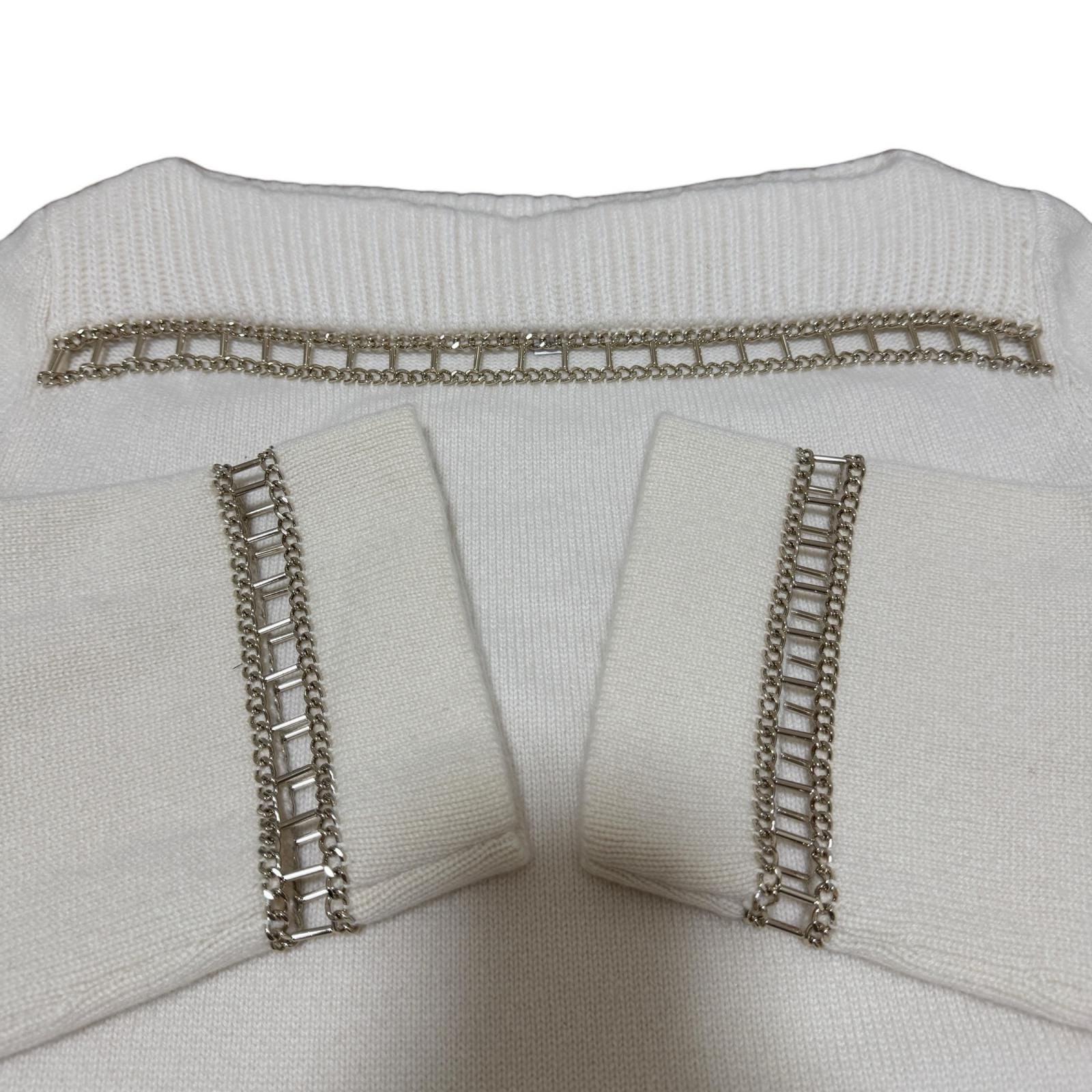 Chanel Chainport Cashmere Knit Dress 36 — view 5