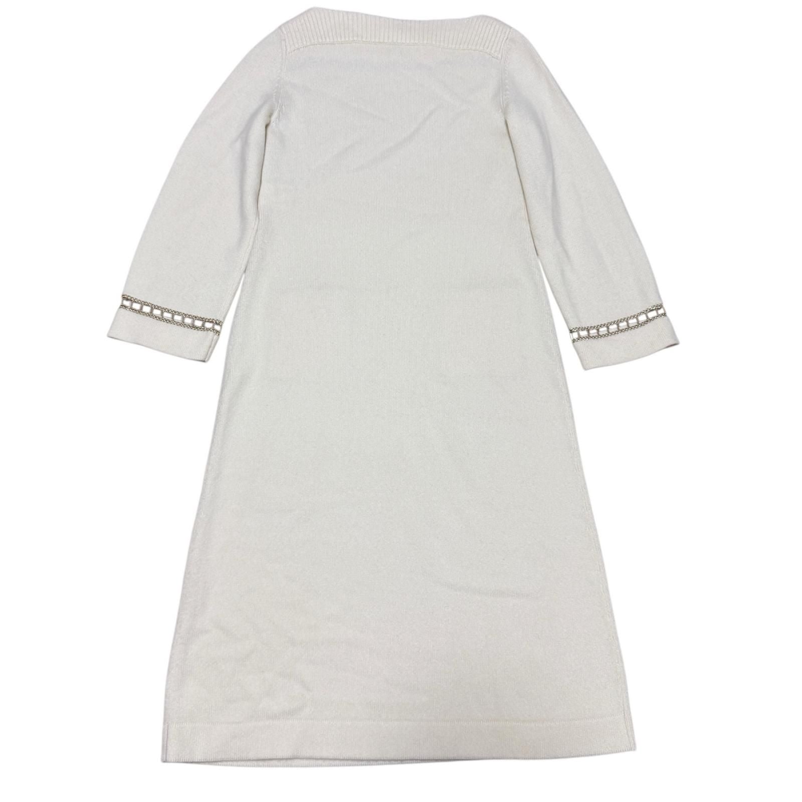 Chanel Chainport Cashmere Knit Dress 36 — view 2