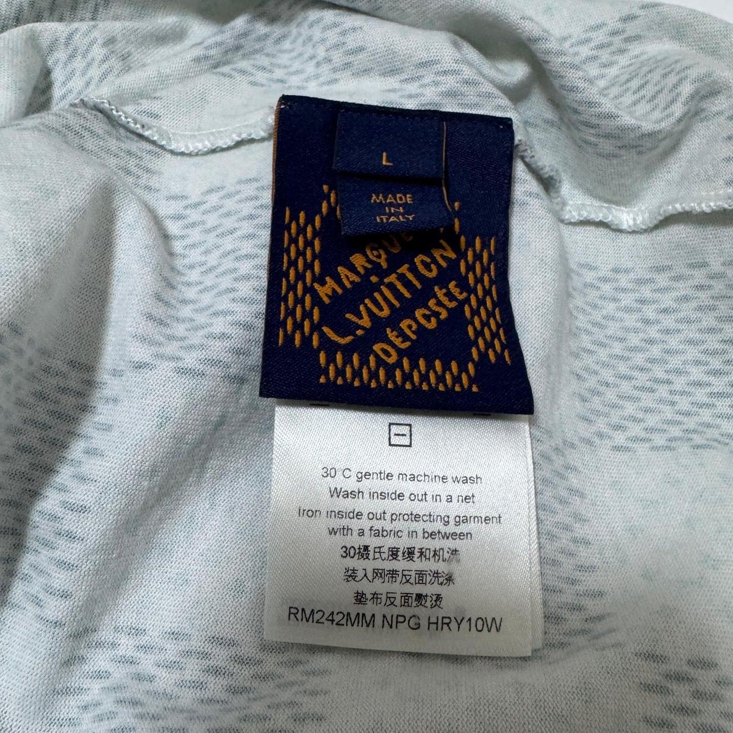 Louis Vuitton Damier Short Sleeve T-Shirt — view 5