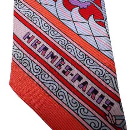 Hermes Tapis Persans Persian Carpet Silk Scarf — view 7