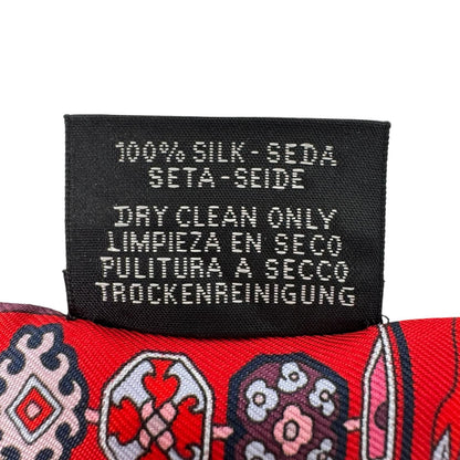 Hermes Tapis Persans Persian Carpet Silk Scarf — view 5