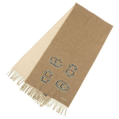 Hermes Cashmere Scarf Recto Verso Maillon Coloret