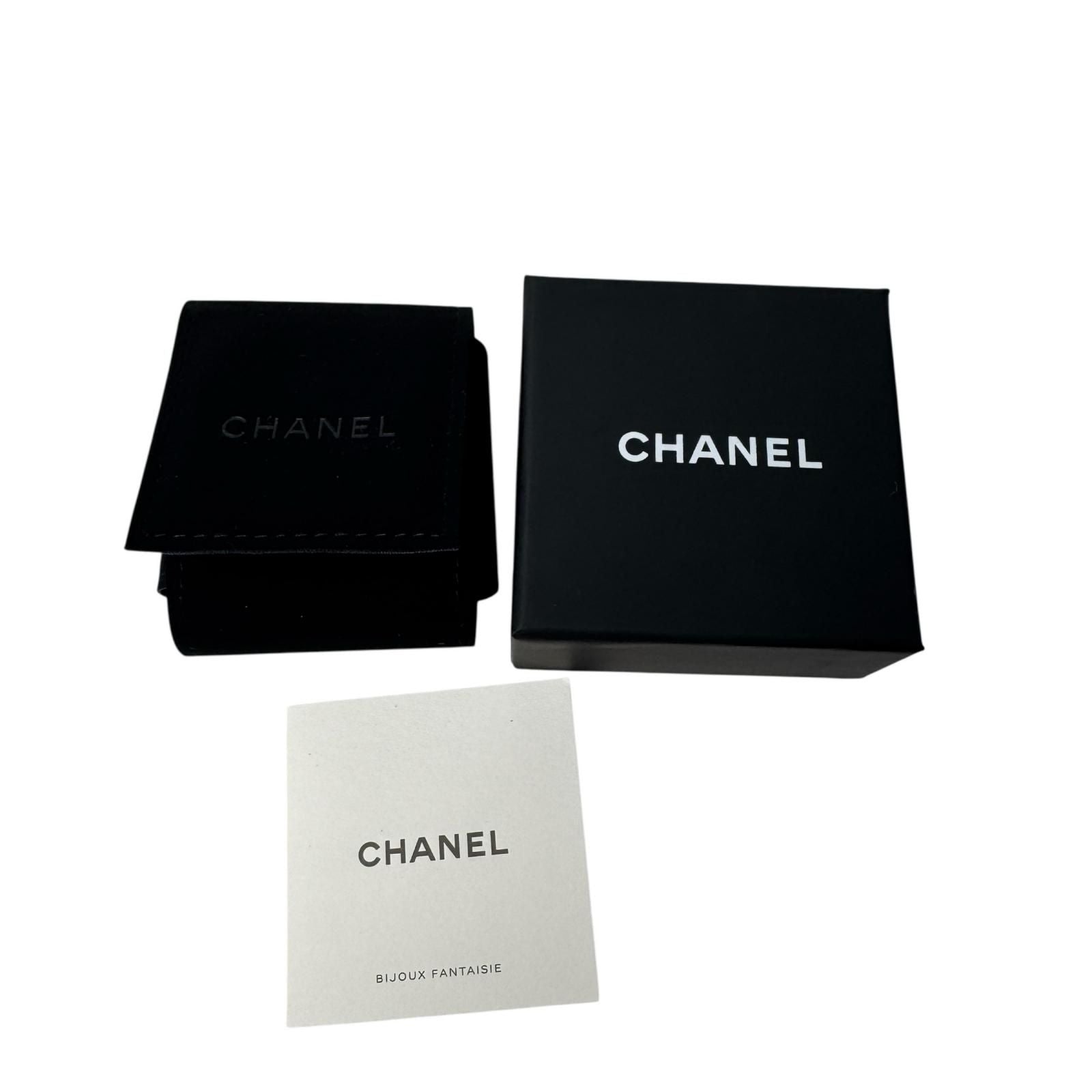 Chanel Square CC Logo Earrings — view 7