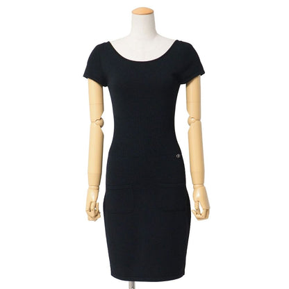 Chanel Dress 34 Knit Lion Button Decoration