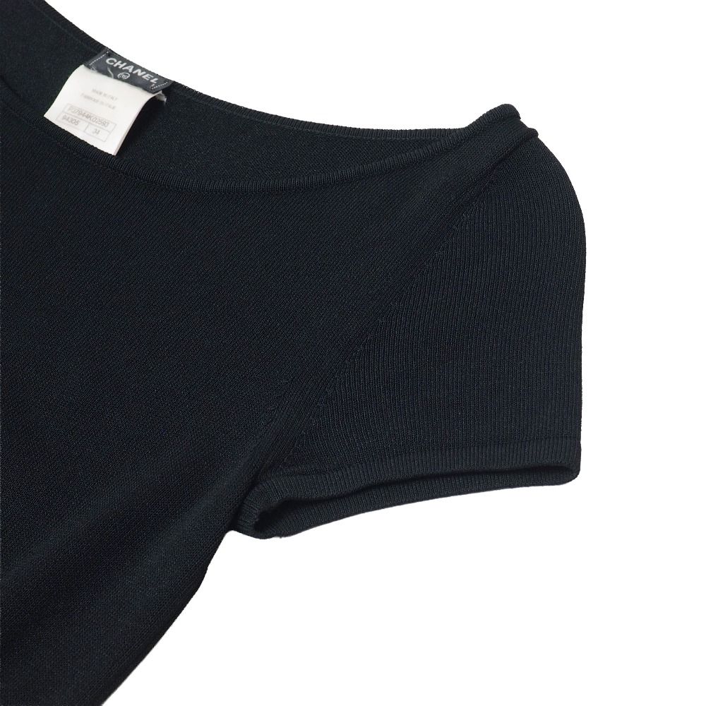 Chanel Dress 34 Knit Lion Button Decoration — view 4