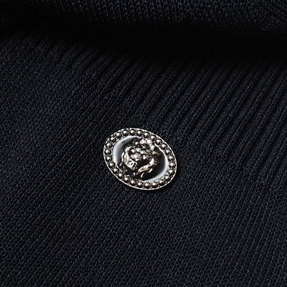 Chanel Dress 34 Knit Lion Button Decoration — view 5