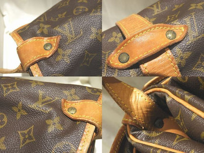 Louis Vuitton Saumur 35 Shoulder Bag Monogram Crossbody Brown — view 2