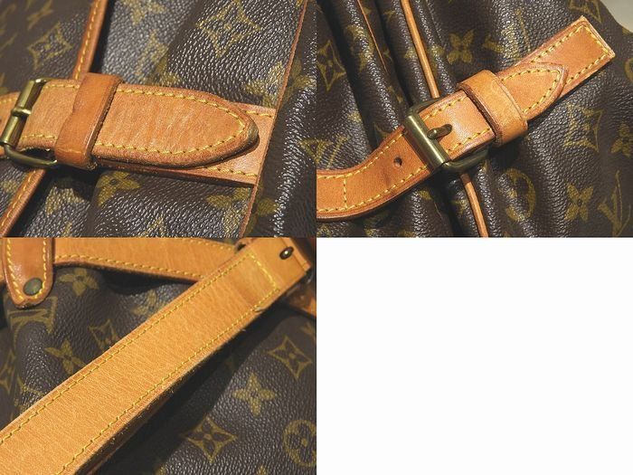 Louis Vuitton Saumur 35 Shoulder Bag Monogram Crossbody Brown — view 6