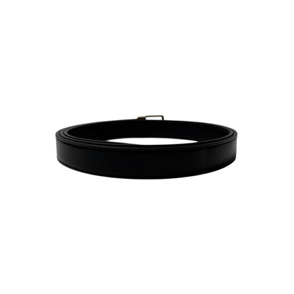 Saint Laurent YSL Yves Push Pin Buckle Belt 100 Shiny Leather — view 2