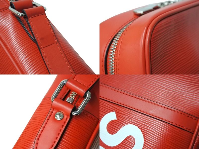 Louis Vuitton Supreme Danube PM Epi M Red Crossbody — view 4