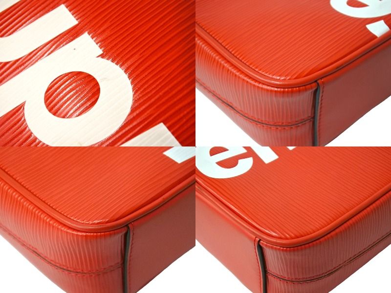Louis Vuitton Supreme Danube PM Epi M Red Crossbody — view 7