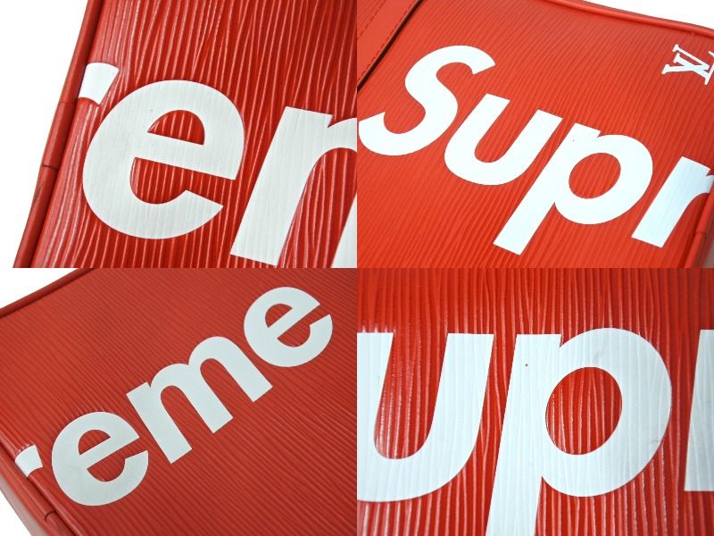 Louis Vuitton Supreme Danube PM Epi M Red Crossbody — view 6