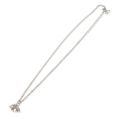 Dior Logo Pendant Necklace Metal Silver Available — view 7
