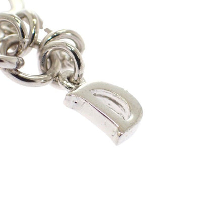 Dior Logo Pendant Necklace Metal Silver Available — view 8