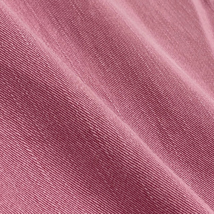Chanel E1 CC Logo Quilted Cropped Length Denim 38 Pink Jeans — view 7