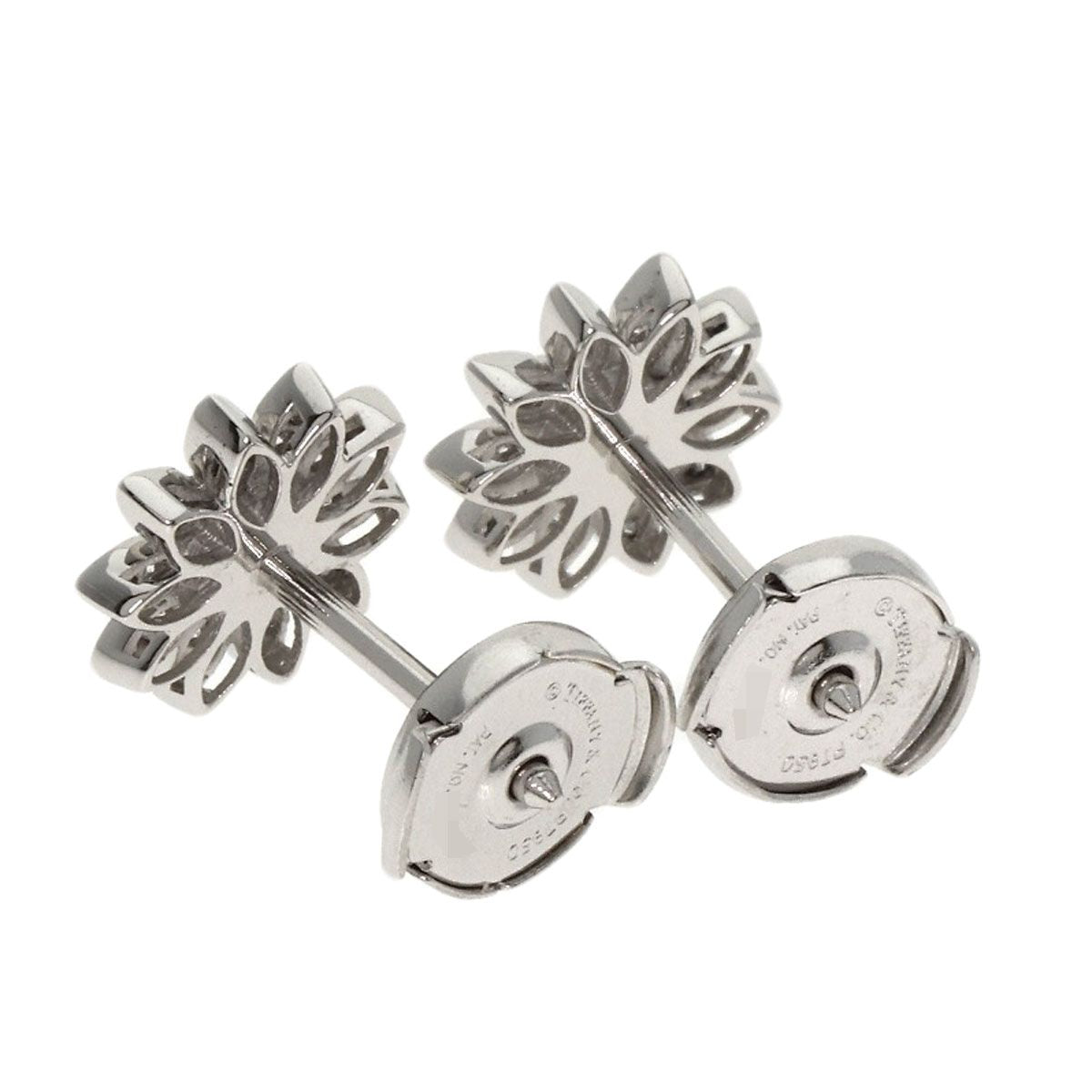 Tiffany & Co Enchanted Flower Diamond Earrings — view 2