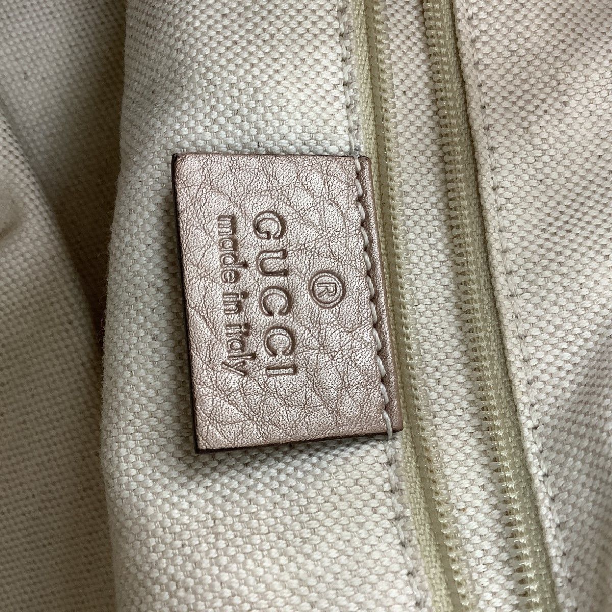 Gucci Diamante Ski Handbag Champagne Gold — view 9
