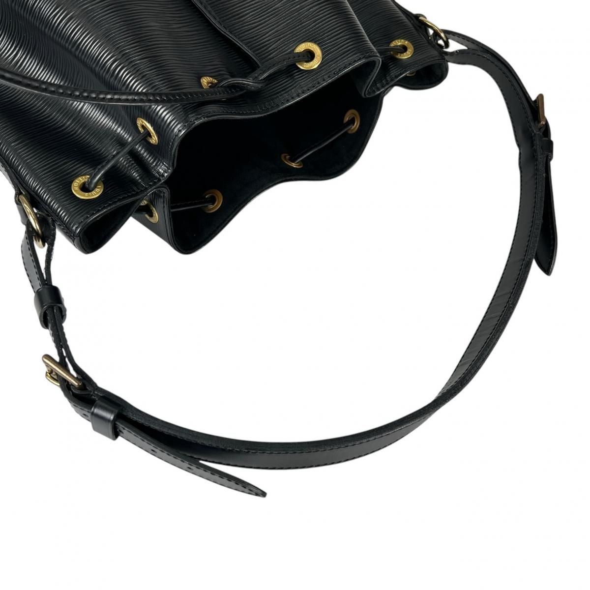 Louis Vuitton Noir Petit Noe Shoulder Bag Black — view 6