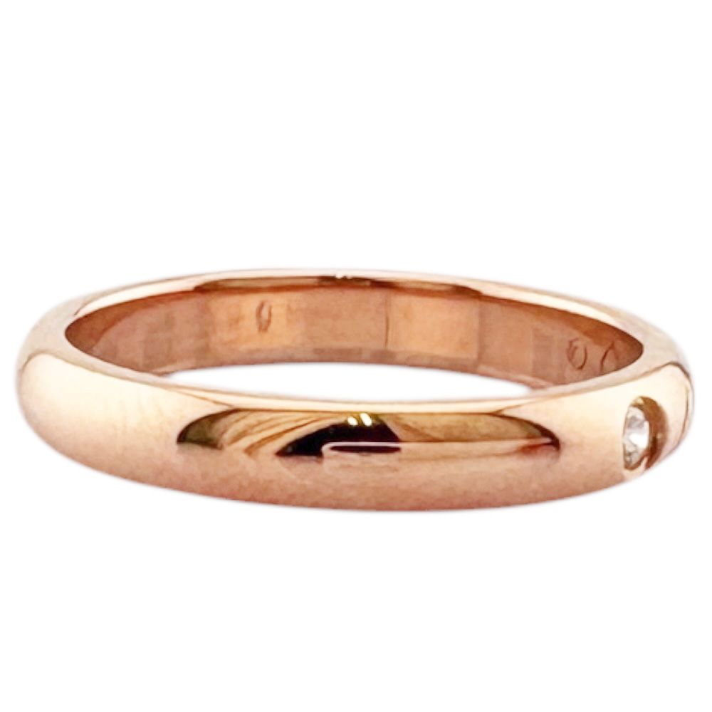 Cartier C Wedding Ring 18k Gold Diamond — view 6