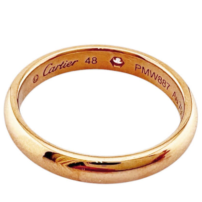 Cartier C Wedding Ring 18k Gold Diamond — view 5