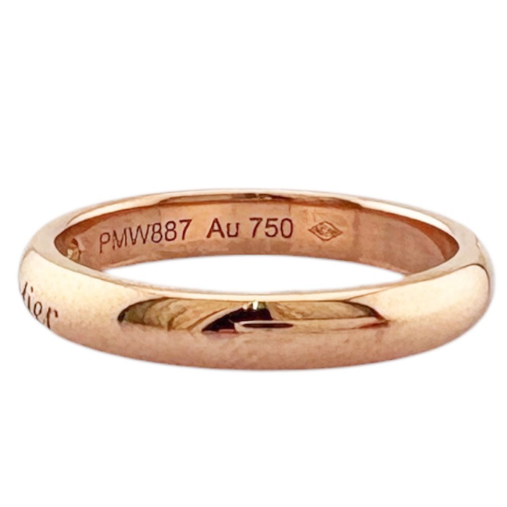 Cartier C Wedding Ring 18k Gold Diamond — view 4