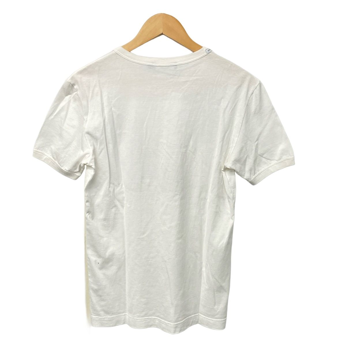 Dolce & Gabbana Short Sleeve T-Shirt 44 S White Multi Crew Neck Patch — view 2