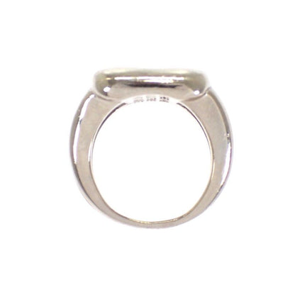 Hermes Corozo Horse Ring Metal Shell Silver Green 53 Ab — view 9