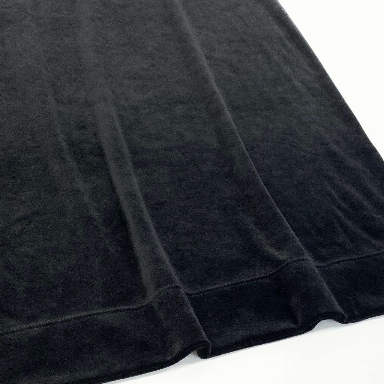 Gucci E1 Short Sleeve Velour a Dos Dress S Black — view 5