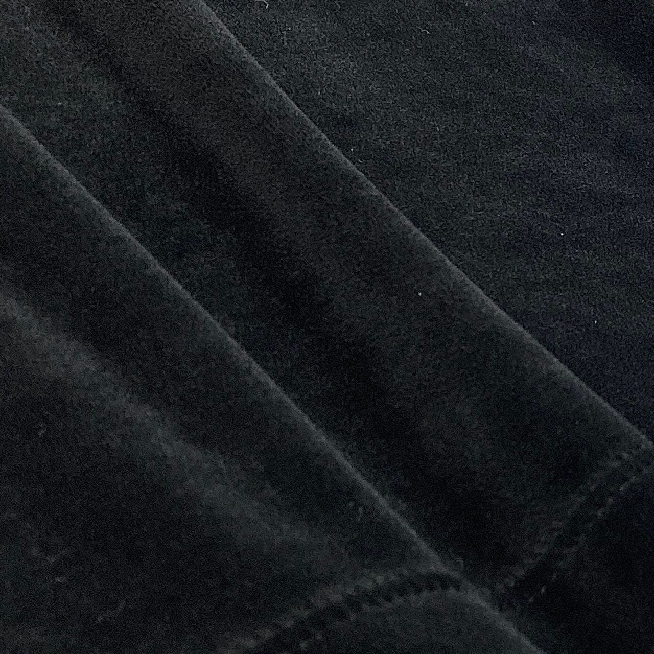 Gucci E1 Short Sleeve Velour a Dos Dress S Black — view 8