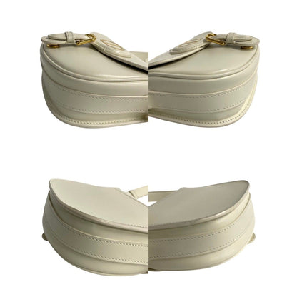 Dior Bobbi Small CD Logo Box Calf Leather Shoulder Bag White — view 7