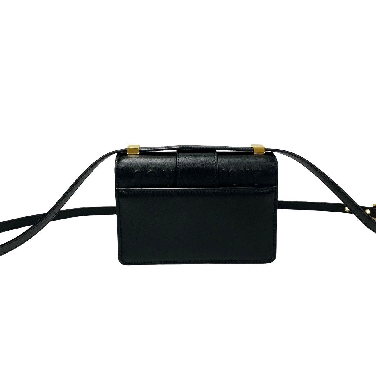Dior Montaigne CD Logo Calf Leather Mini Shoulder Bag Black — view 4