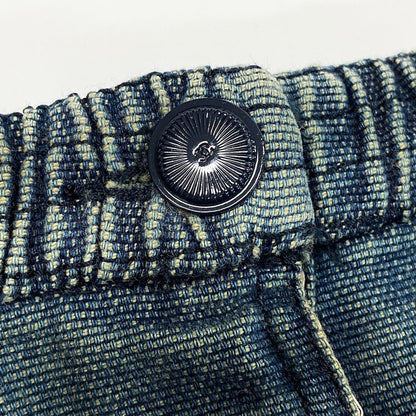 Chanel E1 Denim Skirt 38 Indigo Cotton 100% — view 8