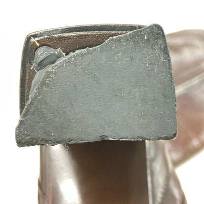 Gucci Long Boots 36c Ready Su Da Cu Brown Leather — view 8