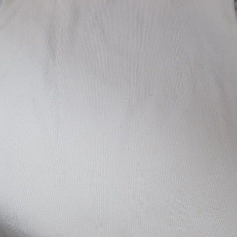 Chanel French Sleeve Knit Top CC Mark CC Logo 38 White Ribbon Motif Rib Sweater — view 6