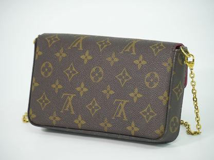 Louis Vuitton LV Love Lock Pochette Felice Monogram Shoulder Bag Brown Multicolo — view 2