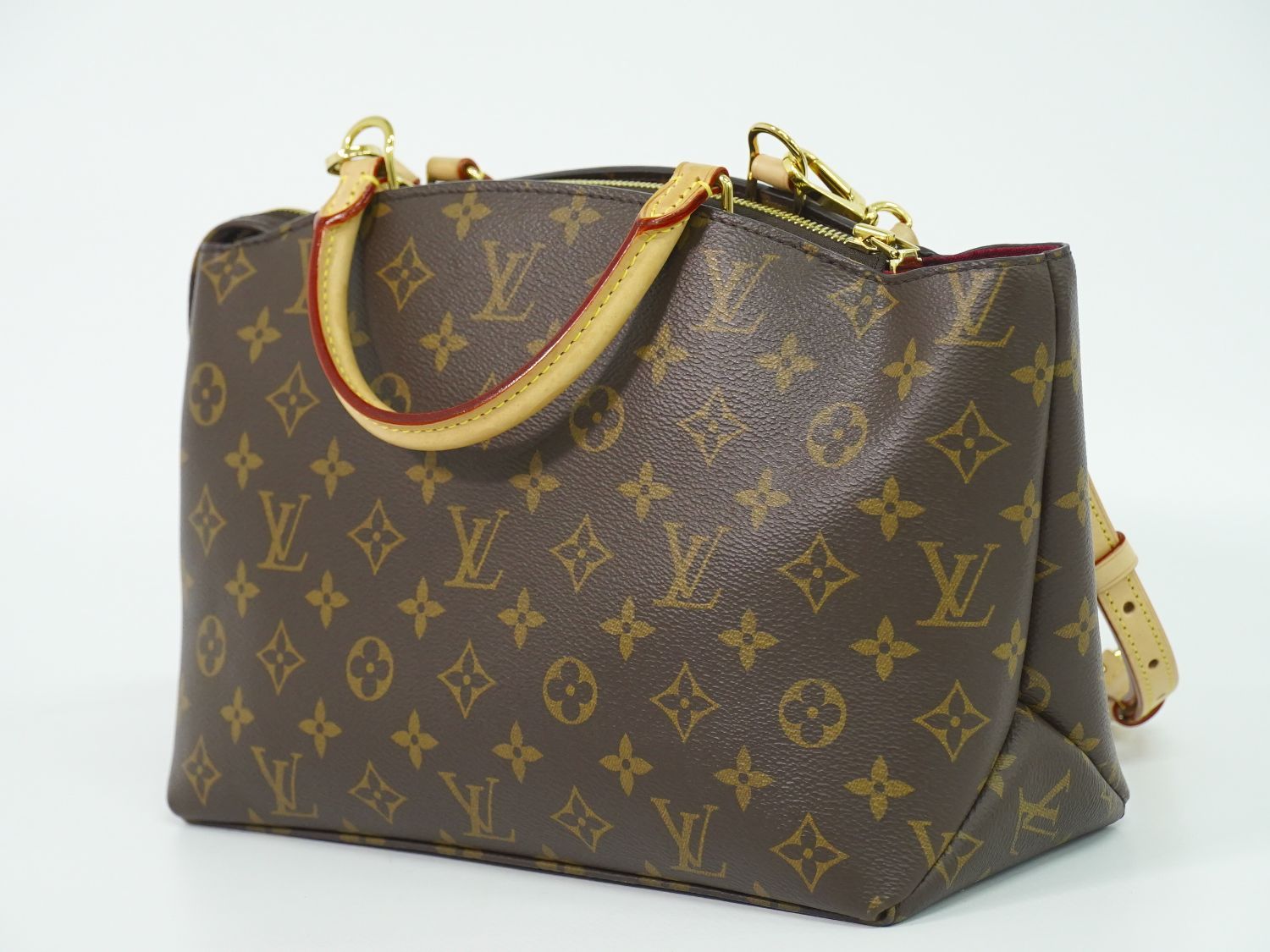 Louis Vuitton LV Petit Palais PM Monogram 2-Way Shoulder Bag Brown — view 2