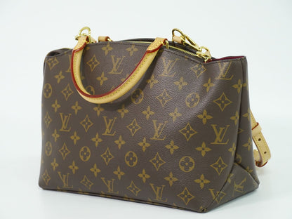Louis Vuitton LV Petit Palais PM Monogram 2-Way Shoulder Bag Brown — view 2