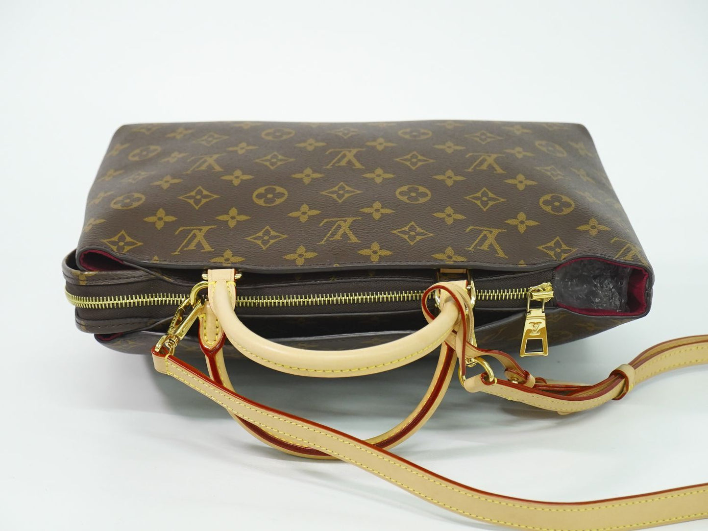 Louis Vuitton LV Petit Palais PM Monogram 2-Way Shoulder Bag Brown — view 5
