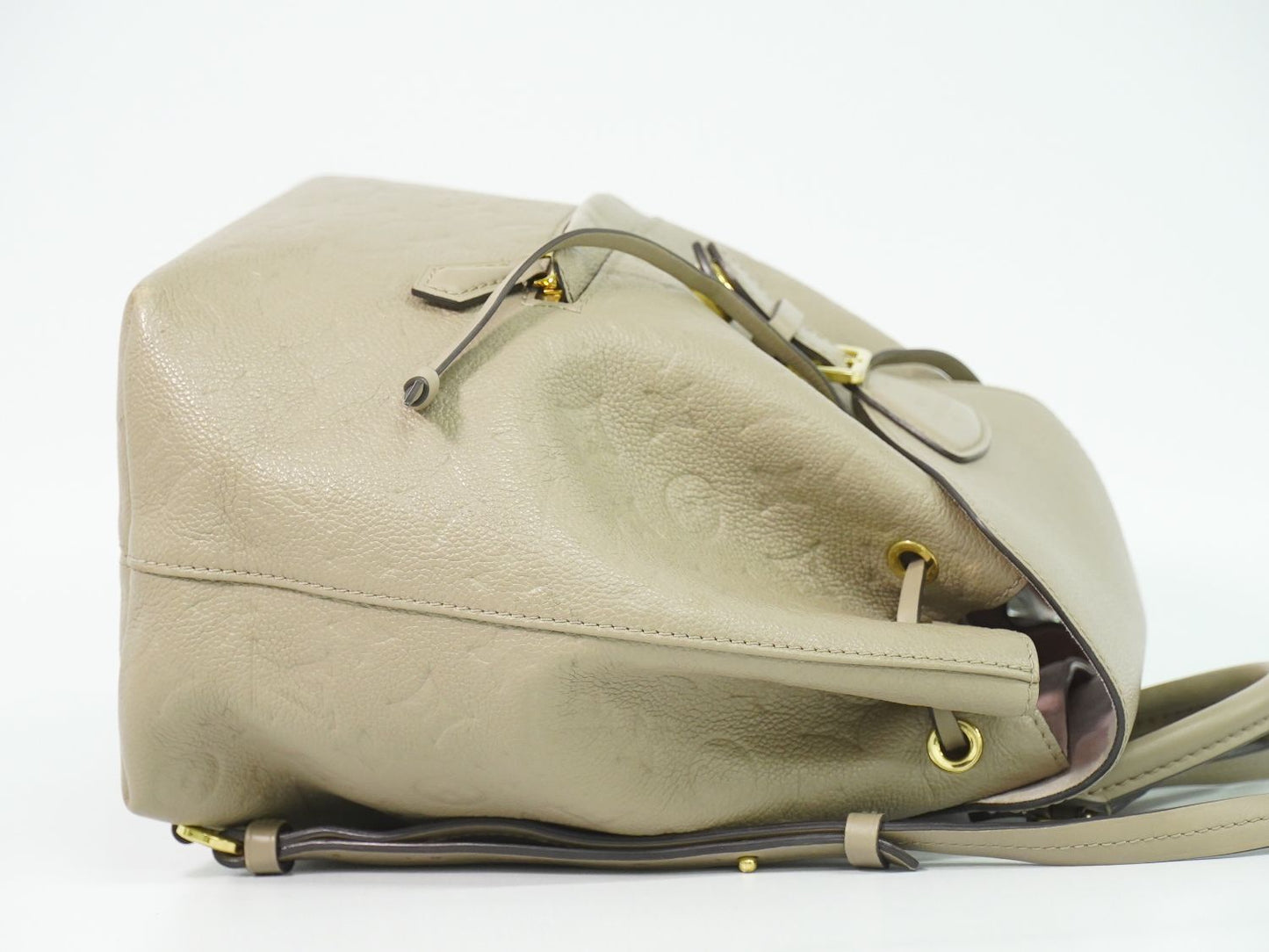 Louis Vuitton LV Montsouris PM Backpack Monogram Empreinte Leather Tourterelle — view 4