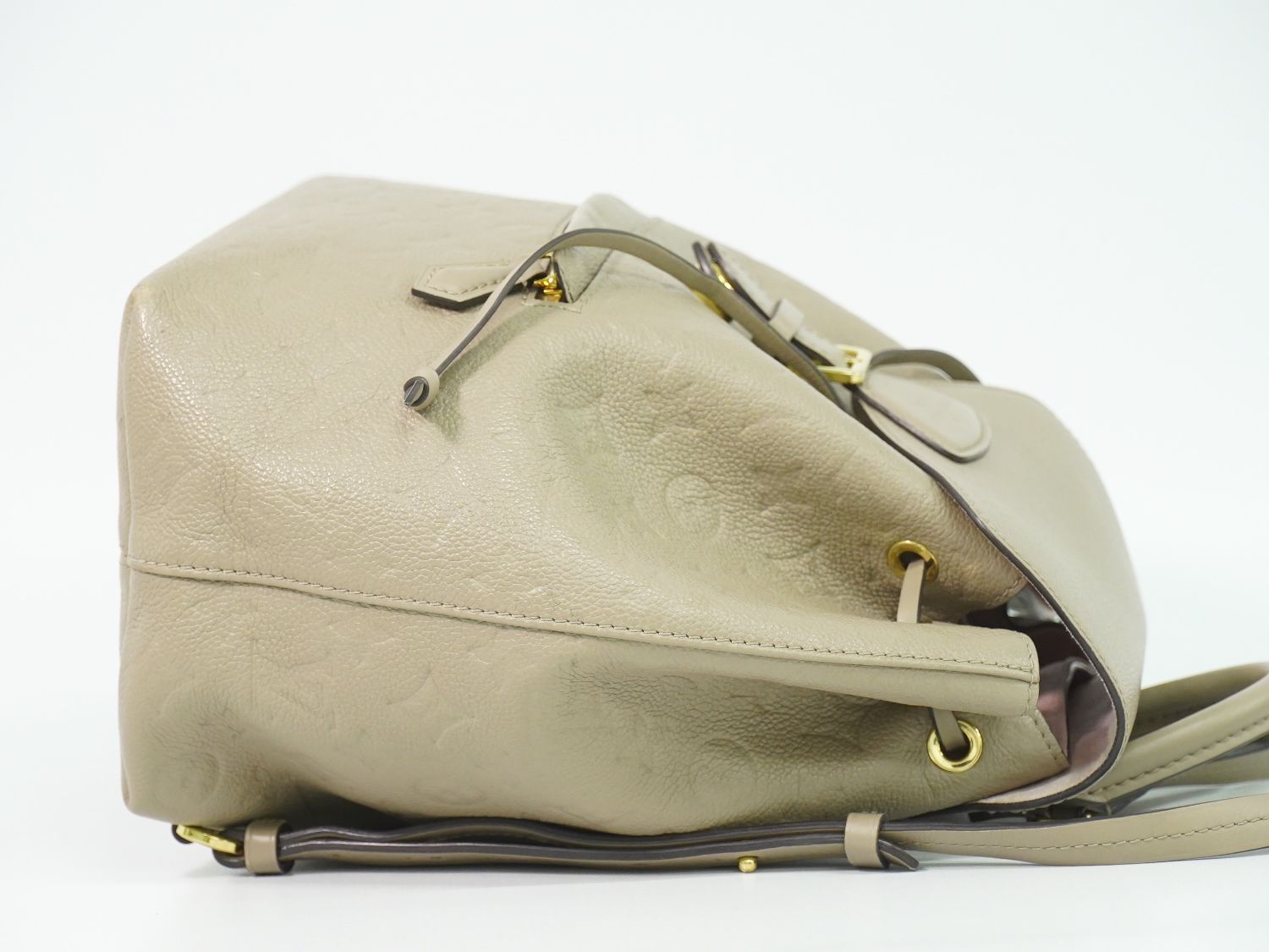 Louis Vuitton LV Montsouris PM Backpack Monogram Empreinte Leather Tourterelle — view 4