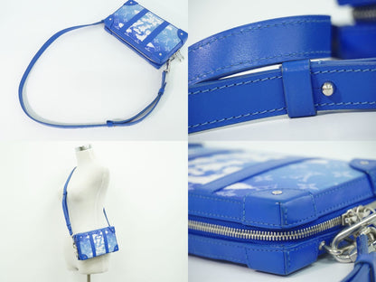 Louis Vuitton LV Soft Trunk Wallet Monogram Clouds Shoulder Blue — view 6