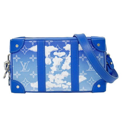 Louis Vuitton LV Soft Trunk Wallet Monogram Clouds Shoulder Blue
