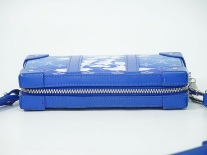 Louis Vuitton LV Soft Trunk Wallet Monogram Clouds Shoulder Blue — view 5