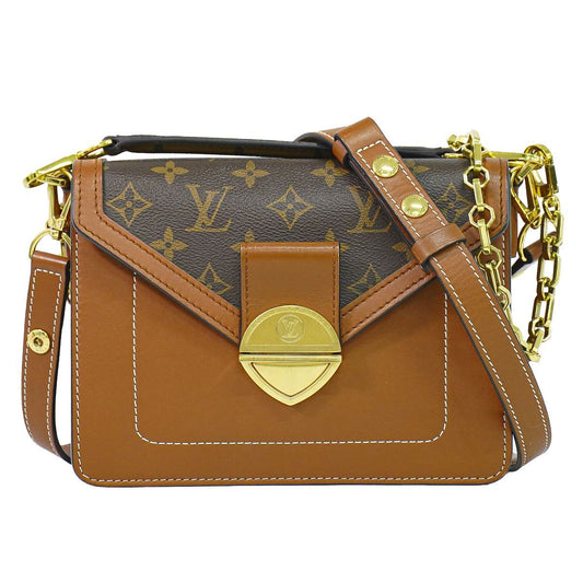 Louis Vuitton LV Sac Biface Monogram Reverse 3way Shoulder Bag Brown