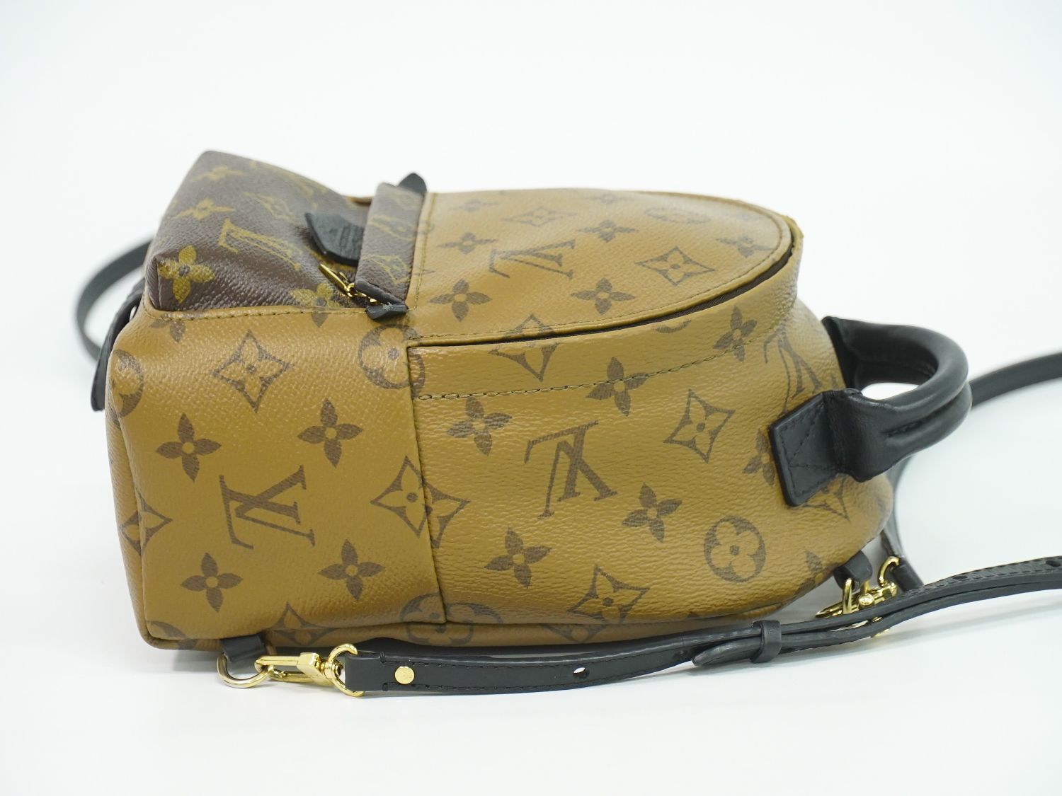 Louis Vuitton LV Palm Springs Mini Monogram Reverse Backpack Sac Light Brown — view 4