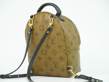 Louis Vuitton LV Palm Springs Mini Monogram Reverse Backpack Sac Light Brown — view 2